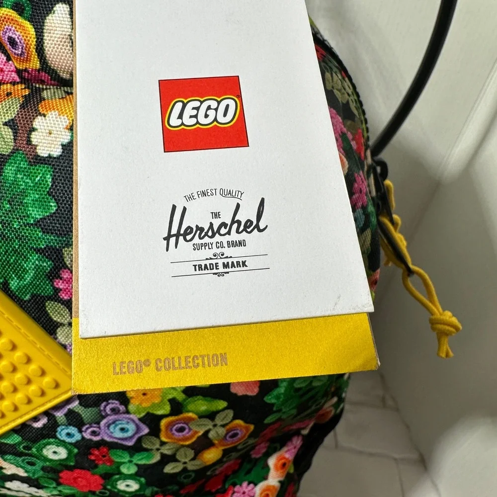 Herschel Supply Co Lego‎ Collection Backpack Floral Print Black Multi